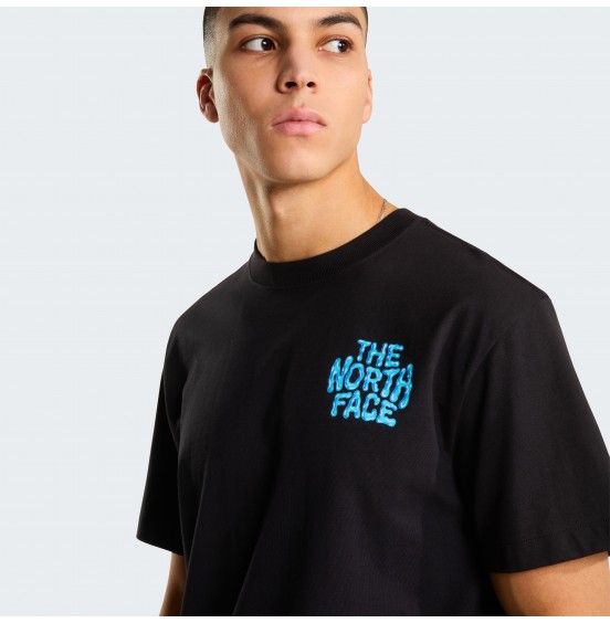 THE NORTH FACE M DRIP LOGO RX TEE NF0A8GABJK3 BLACK