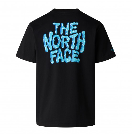 THE NORTH FACE M DRIP LOGO RX TEE NF0A8GABJK3 BLACK