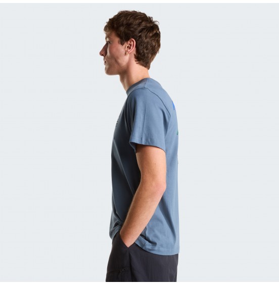 THE NORTH FACE M ICON CELEBRATION REGULAR TEE NF0A8GAS0U3 GRANITE GREY