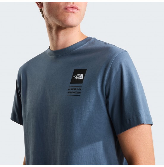 THE NORTH FACE M ICON CELEBRATION REGULAR TEE NF0A8GAS0U3 GRANITE GREY
