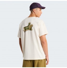 THE NORTH FACE M SNACK TEE NF0A8GB4QLI WHITE DUNE