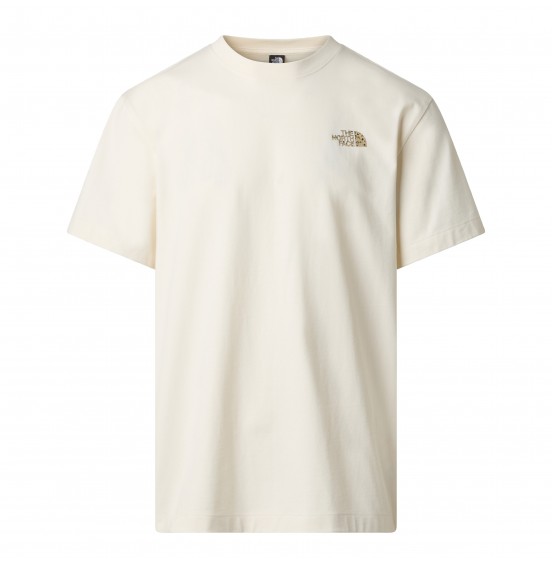 THE NORTH FACE M SNACK TEE NF0A8GB4QLI WHITE DUNE