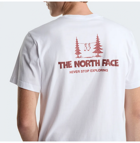 THE NORTH FACE M CAMPING RELAXED TEE NF0A8GQMFN4 WHITE