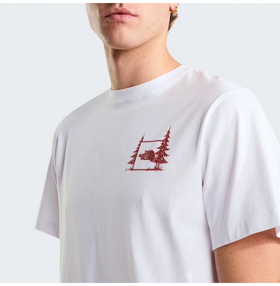 THE NORTH FACE M CAMPING RELAXED TEE NF0A8GQMFN4 WHITE