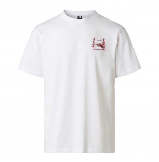 THE NORTH FACE M CAMPING RELAXED TEE NF0A8GQMFN4 WHITE