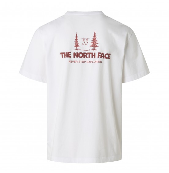 THE NORTH FACE M CAMPING RELAXED TEE NF0A8GQMFN4 WHITE