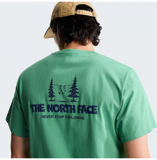 THE NORTH FACE M CAMPING RELAXED TEE NF0A8GQMG57 DIMMER ALGAE