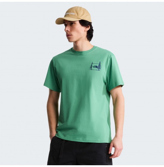 THE NORTH FACE M CAMPING RELAXED TEE NF0A8GQMG57 DIMMER ALGAE