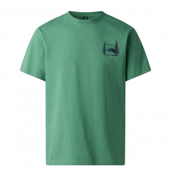 THE NORTH FACE M CAMPING RELAXED TEE NF0A8GQMG57 DIMMER ALGAE