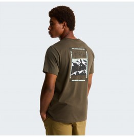 THE NORTH FACE M NORTH FACES REGULAR TEE NF0A8GUW21L NEW TAUPE GREEN