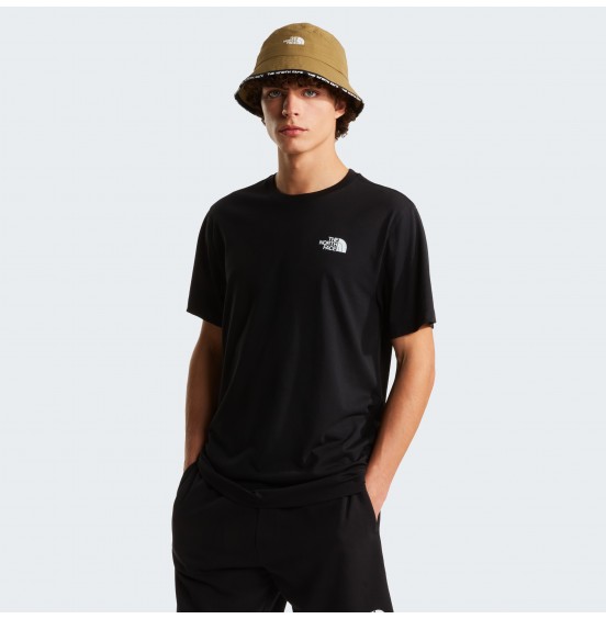 THE NORTH FACE M MOUNTAIN SKETCH REGULAR TEE NF0A8GUZJK3 BLACK