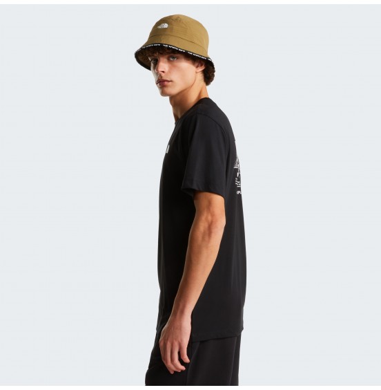THE NORTH FACE M MOUNTAIN SKETCH REGULAR TEE NF0A8GUZJK3 BLACK