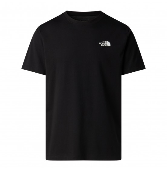 THE NORTH FACE M MOUNTAIN SKETCH REGULAR TEE NF0A8GUZJK3 BLACK