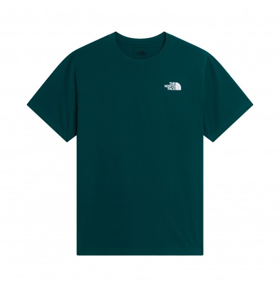 THE NORTH FACE M MOUNTAIN SKETCH REGULAR TEE NF0A8GUZN4J PACIFIC TEAL