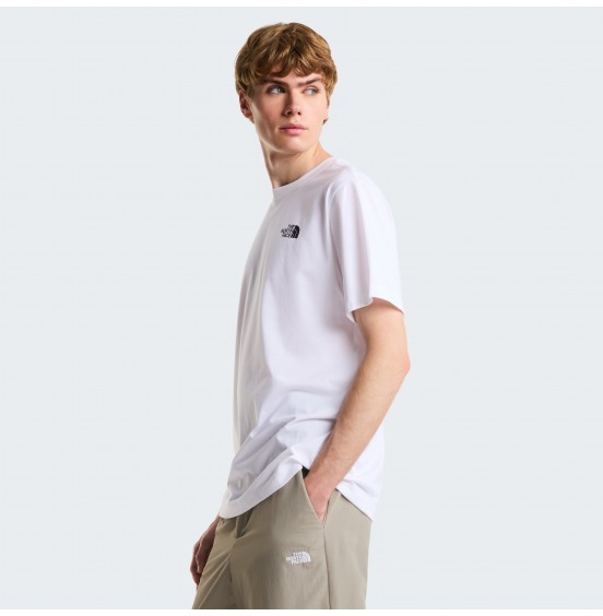 THE NORTH FACE M VERTICAL REGULAR TEE NF0A8GV1FN4 WHITE