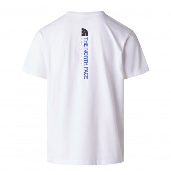 THE NORTH FACE M VERTICAL REGULAR TEE NF0A8GV1FN4 WHITE