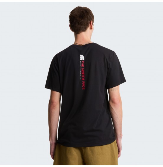 THE NORTH FACE M VERTICAL REGULAR TEE NF0A8GV1JK3 BLACK