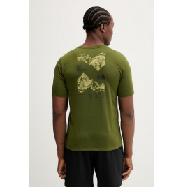 THE NORTH FACE M FOUNDATION MOUNTAINS TEE NF0A8HEYBRI WOODLAND GREEN