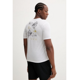 THE NORTH FACE M FOUNDATION MOUNTAINS TEE NF0A8HEYFN4 WHITE