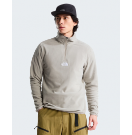 THE NORTH FACE M GLACIER 1/4 ZIP EMBROIDERED NF0A8HRW2MB STONE SLAB