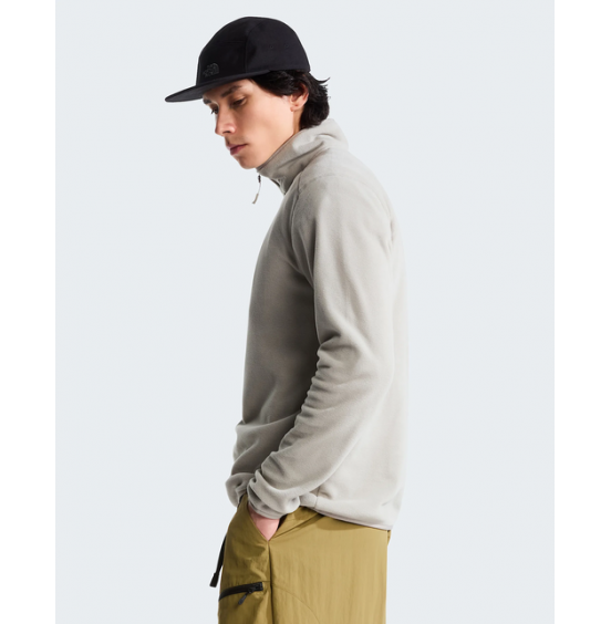 THE NORTH FACE M GLACIER 1/4 ZIP EMBROIDERED NF0A8HRW2MB STONE SLAB