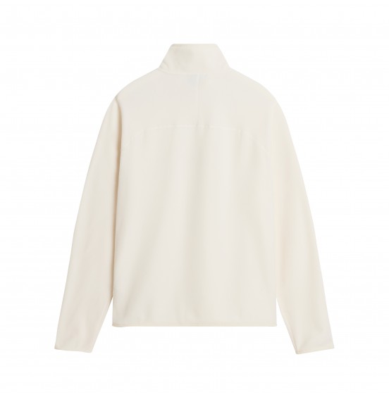 THE NORTH FACE M GLACIER 1/4 ZIP EMBROIDERED NF0A8HRWQLI WHITE DUNE