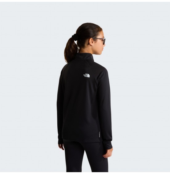 THE NORTH FACE G FLEX 1/4 ZIP GRAPHIC NF0A8J65JK3 BLACK