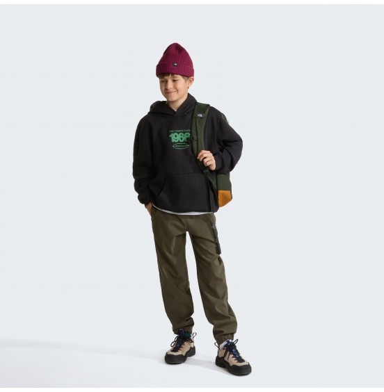 THE NORTH FACE TEEN TRACK RELAXED HOODIE NF0A8JH1JK3 BLACK