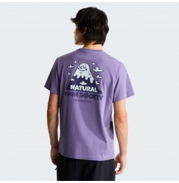 THE NORTH FACE U NAT HIGH SOCIETY RLX TEE NF0A8JPQNNK GROUNDED PLUM