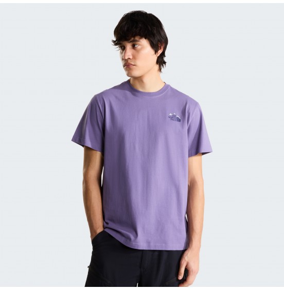 THE NORTH FACE U NAT HIGH SOCIETY RLX TEE NF0A8JPQNNK GROUNDED PLUM