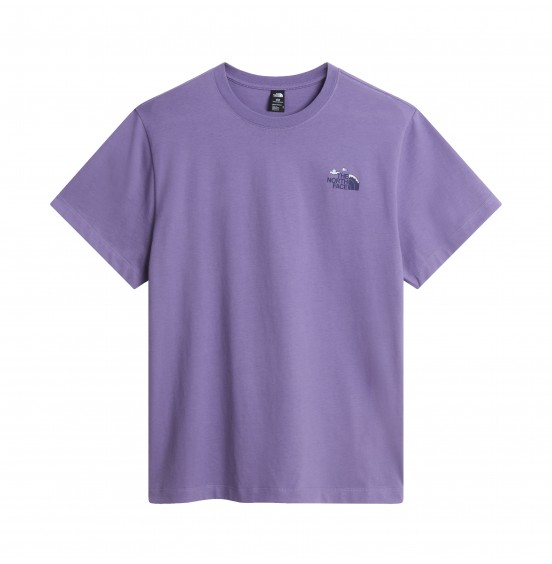 THE NORTH FACE U NAT HIGH SOCIETY RLX TEE NF0A8JPQNNK GROUNDED PLUM
