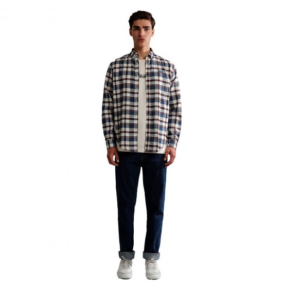 NAPAPIJRI G-TREKKING SHIRT CHECK ECRU D5C (NP0A4GOTD5C1)