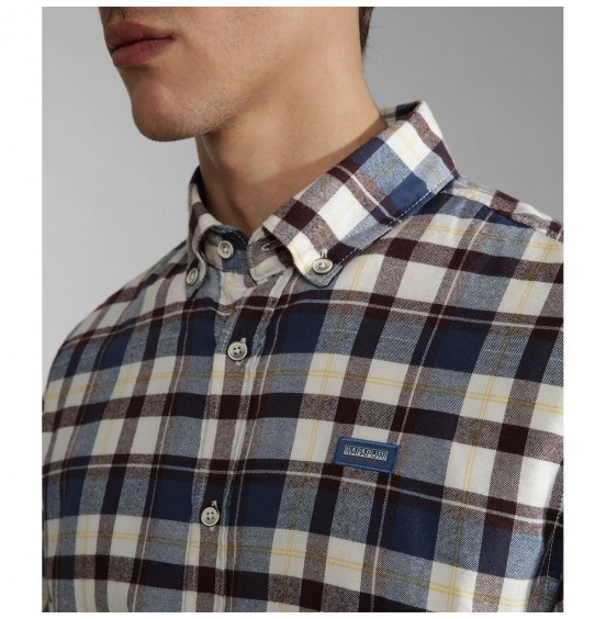 NAPAPIJRI G-TREKKING SHIRT CHECK ECRU D5C (NP0A4GOTD5C1)