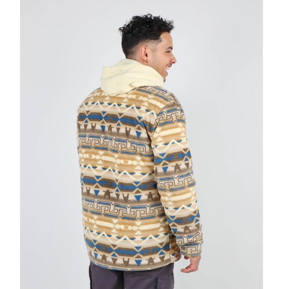 OXBOW ΑΝΔΡΙΚΟ OVERSHIRT ΠΟΥΚΑΜΙΣΟ SAUDADE OXV931214-WX WAX