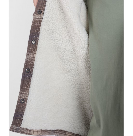 OXBOW ΑΝΔΡΙΚΟ OVERSHIRT ΠΟΥΚΑΜΙΣΟ GETAWAY FLANNEL OXV932085-PBL PEBBLE