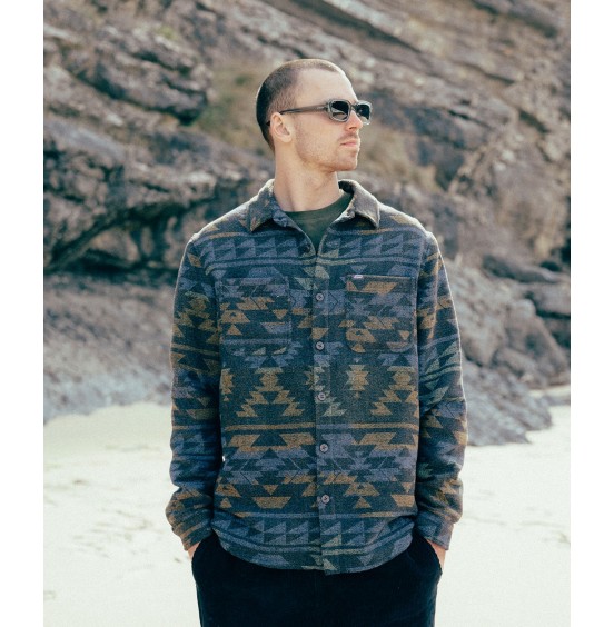 OXBOW ΑΝΔΡΙΚΟ OVERSHIRT ΠΟΥΚΑΜΙΣΟ SNEAKOUT OXV932111-GRT GRAPHITE