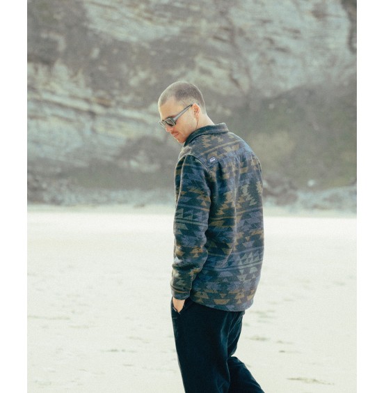 OXBOW ΑΝΔΡΙΚΟ OVERSHIRT ΠΟΥΚΑΜΙΣΟ SNEAKOUT OXV932111-GRT GRAPHITE