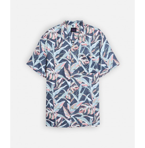 OXBOW ΑΝΔΡΙΚΟ ΠΟΥΚΑΜΙΣΟ TROPICS OXV932330-DPMRN DEEP MARINE
