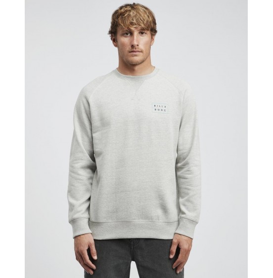 BILLABONG ΑΝΔΡΙΚΟ ΦΟΥΤΕΡ ΛΑΙΜΟΚΟΨΗ DIE CUT THEME CREW Q1CR03BIF9 GREY HEATHER
