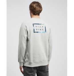 BILLABONG ΑΝΔΡΙΚΟ ΦΟΥΤΕΡ ΛΑΙΜΟΚΟΨΗ DIE CUT THEME CREW Q1CR03BIF9 GREY HEATHER
