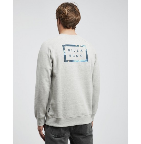 BILLABONG ΑΝΔΡΙΚΟ ΦΟΥΤΕΡ ΛΑΙΜΟΚΟΨΗ DIE CUT THEME CREW Q1CR03BIF9 GREY HEATHER