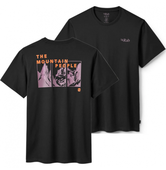 RAB ΑΝΔΡΙΚΟ T-SHIRT STANCE PITCH TEE QCC-34-BEL BLACK