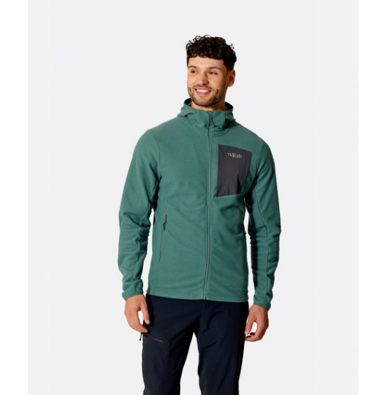 RAB ΑΝΔΡΙΚΟ FLEECE TECTON HOODY JACKET QFG-83-SGE SAGE