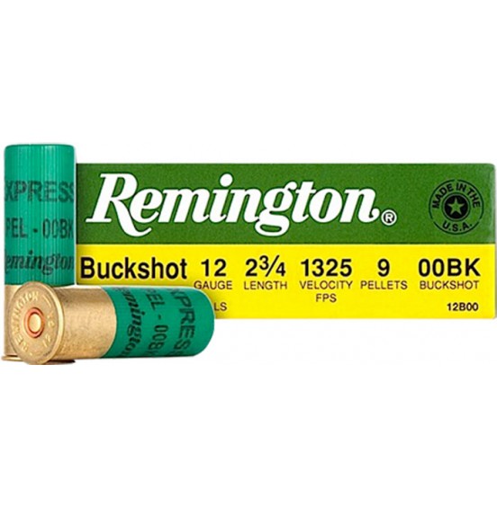 REMINGTON Express Buckshot 9PEL 70mm 12B00 ( 9ΒΟΛΑ ΑΠΛΑ)