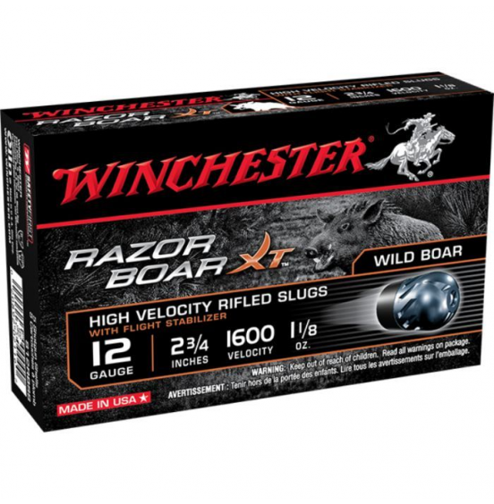 WINCHESTER  ΦΥΣΙΓΓΙΑ ΜΟΝΟΒΟΛΑ Razor Boar XT Slug S12RBSS