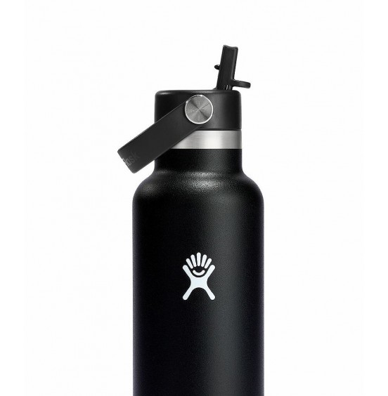 HYDRO FLASK ΘΕΡΜΟΣ 621ml STANDARD FLEX STRAW CAP S21FS001 BLACK