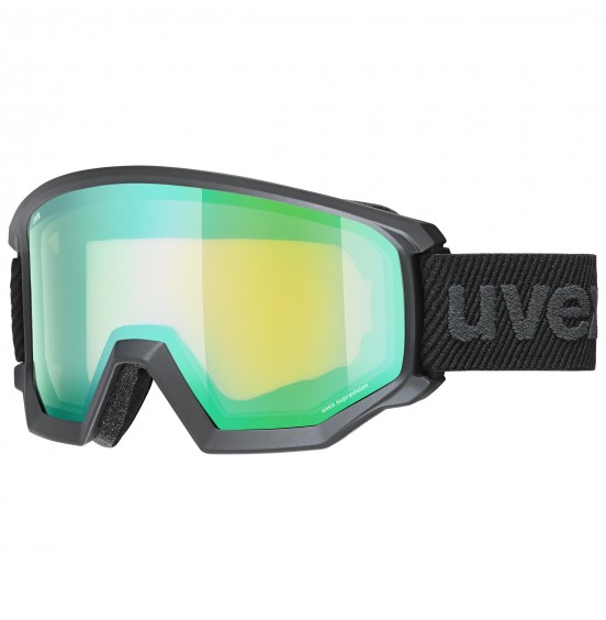 UVEX ΜΑΣΚΑ SKI ATHLETIC FM S5505202430 FIERCE BLACK MATT MIRROR GREEN UVEX ΜΑΣΚΑ SKI ATHLETIC FM S5505202430 FIERCE BLACK MATT MIRROR GREEN