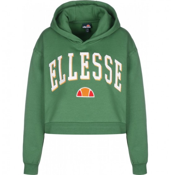 ELLESSE RAMO CROP HOODIE DARK GREEN (SGP15918-502)