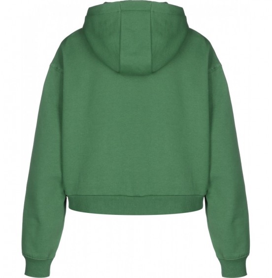 ELLESSE RAMO CROP HOODIE DARK GREEN (SGP15918-502)