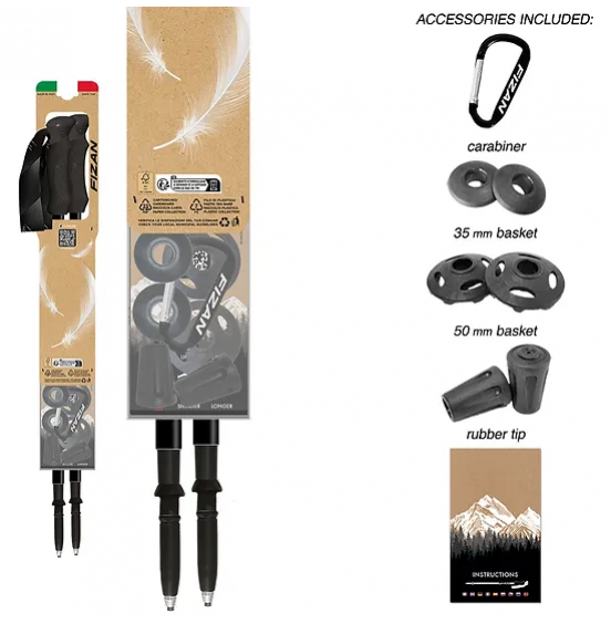 FIZAN ΜΠΑΤΟΝ ΠΕΖΟΠΟΡΙΑΣ ΤΗΛΕΣΚΟΠΙΚΑ COMPACT 4 SKB-14586 GREY